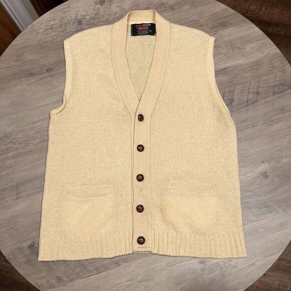 Vintage Woolmist by Drummond Men’s Wool Sweater Vest Size Medium
